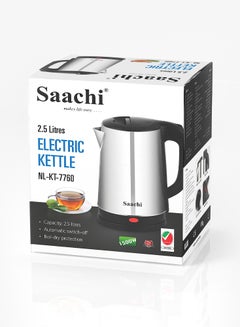 Saachi Electric Kettle With Automatic Shut-Off 2.5 L 1500 W NL-KT-7760-BK Black  - Image 2