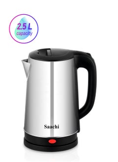 Saachi Electric Kettle With Automatic Shut-Off 2.5 L 1500 W NL-KT-7760-BK Black  - Image 1