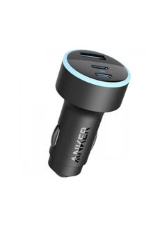 Anker Anker 335 Car Charger (67W ), USB-C1 ,USB-C2 -USB-A - Black  - Image 1