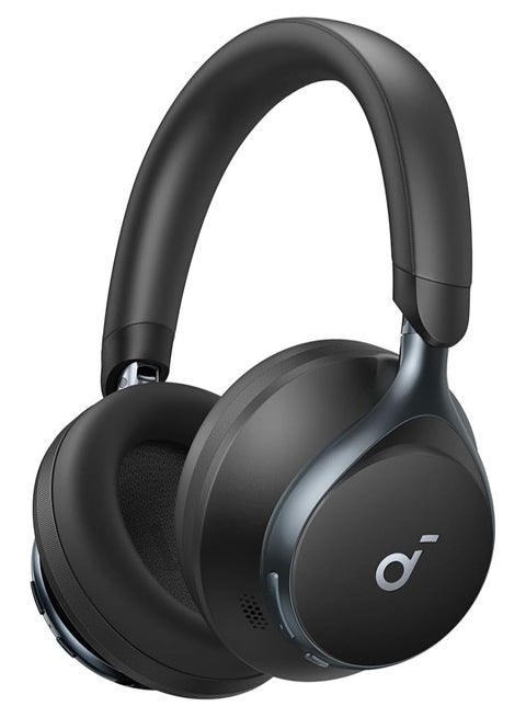 By Anker, Space One, Adaptive Active Noise Cancelling Headphones, 2X Stronger Human Voice Reduction, 40H ANC Playtime, App Control, LDAC Hi-Res Wireless Audio, Comfortable Fit, Bluetooth 5.3 Black