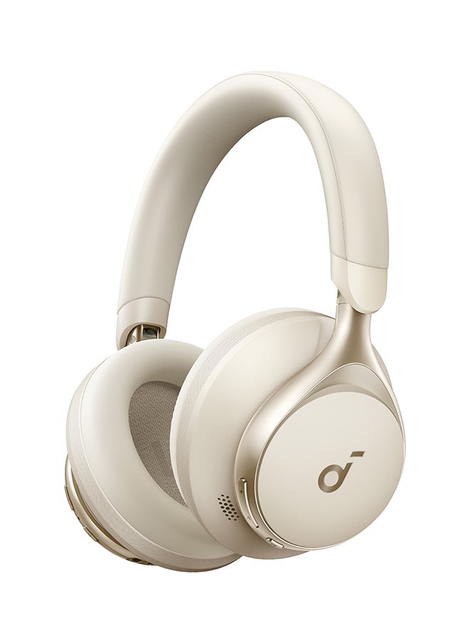 Soundcore By Anker, Space One - Adaptive Active Noise Cancelling Headphones, Enhanced Human Voice Reduction, 40H ANC Playtime, LDAC Hi-Res Wireless Audio, Comfortable Fit, Bluetooth 5.3, App Control White - Image 1