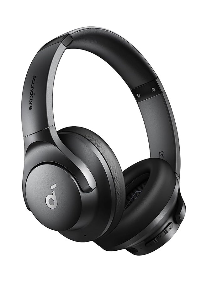 Soundcore Q20i Hybrid Active Noise Cancelling Headphones, Wireless Over-Ear Bluetooth, 40H Long ANC Playtime Black 