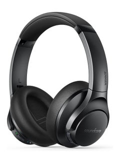 By Anker Life Q20+ Active Noise Cancelling Headphones, 40H Playtime, Hi-Res Audio, App, Connect To 2 Devices, Memory Foam Earcups, Bluetooth Headphones For Travel, Home Office Black