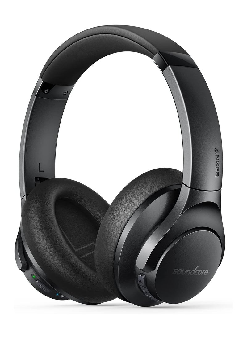Soundcore - By Anker Life Q20+ Active Noise Cancelling Headphones, 40H Playtime, Hi-Res Audio, App, Connect To 2 Devices, Memory Foam Earcups, Bluetooth Headphones For Travel, Home Office Black - Image 1