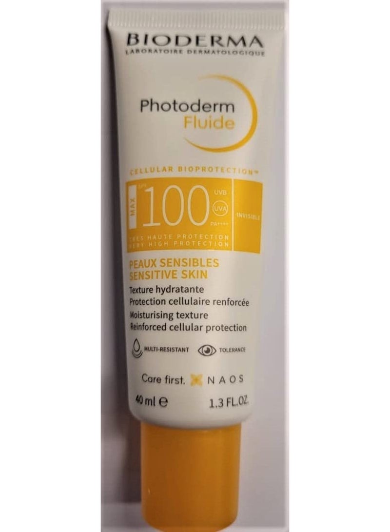 Bioderma Photoderm Fluide Max Spf100 Invisible Maximum Sensory Protection For Sensitive Skin 40ml - Image 4