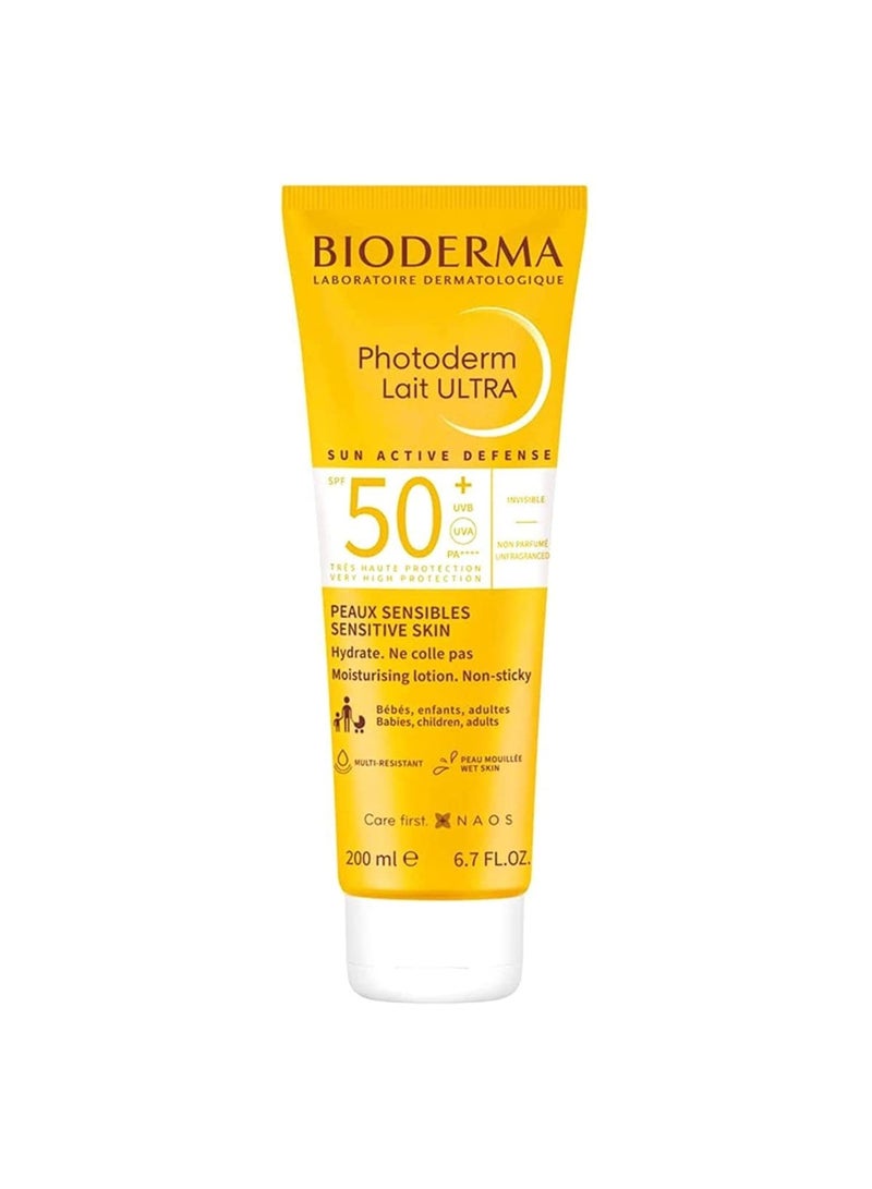 Bioderma - Photoderm Max Lait Famille Spf 50+ Family Sunscreen Milk 200ml - Image 1