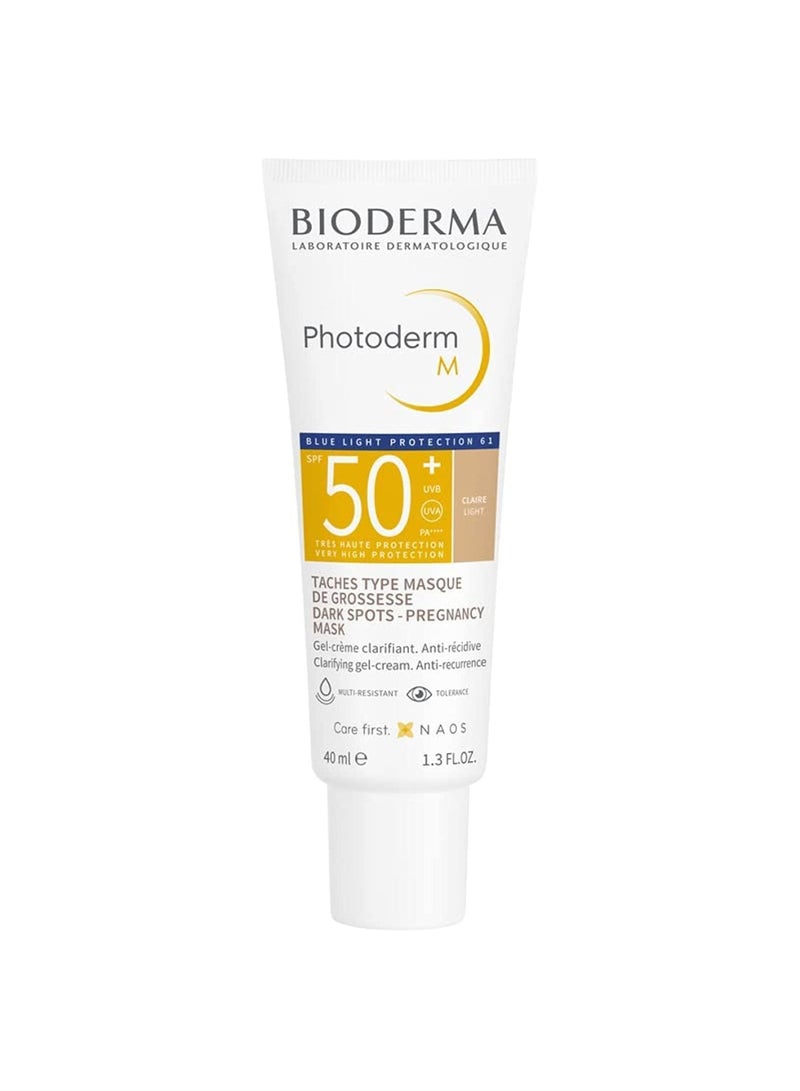 Bioderma Photoderm M Spf50+ Light Tint, Sunscreen For Melasma 40ml  - Image 1