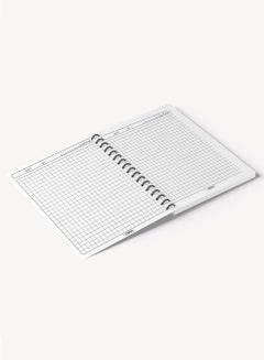 LOWHA Spiral 60 Sheets Squares Math Notebook Multicolour  - Image 2