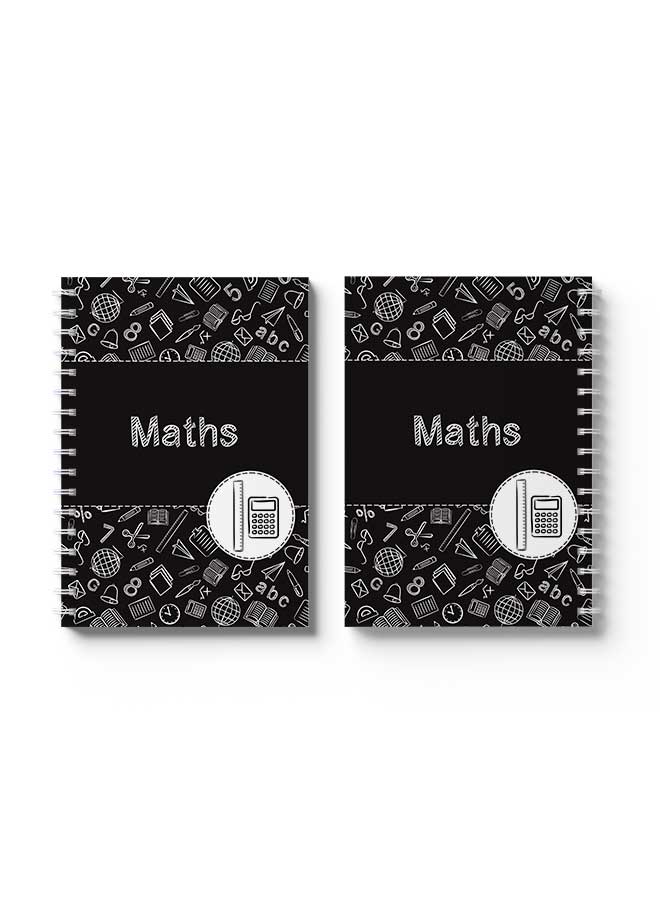 LOWHA - Spiral 60 Sheets Squares Math Notebook Multicolour - Image 1