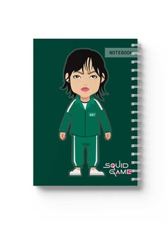 LOWHA Spiral Notebook Squid Game Character Cover Green/White/Black/Pink  - Image 1