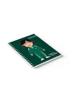 LOWHA Spiral Notebook Squid Game Character Cover Green/White/Black/Pink  - Image 5