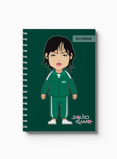 LOWHA Spiral Notebook Squid Game Character Cover Green/White/Black/Pink  - Image 2