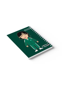 LOWHA Spiral Notebook Squid Game Character Cover Green/White/Black/Pink  - Image 4