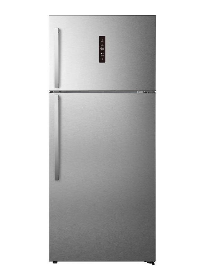 Hisense - Top Mount Refrigerator, No Frost Technology, Inverter Compressor And Digital Display RT729N4ASU1 Silver - Image 1
