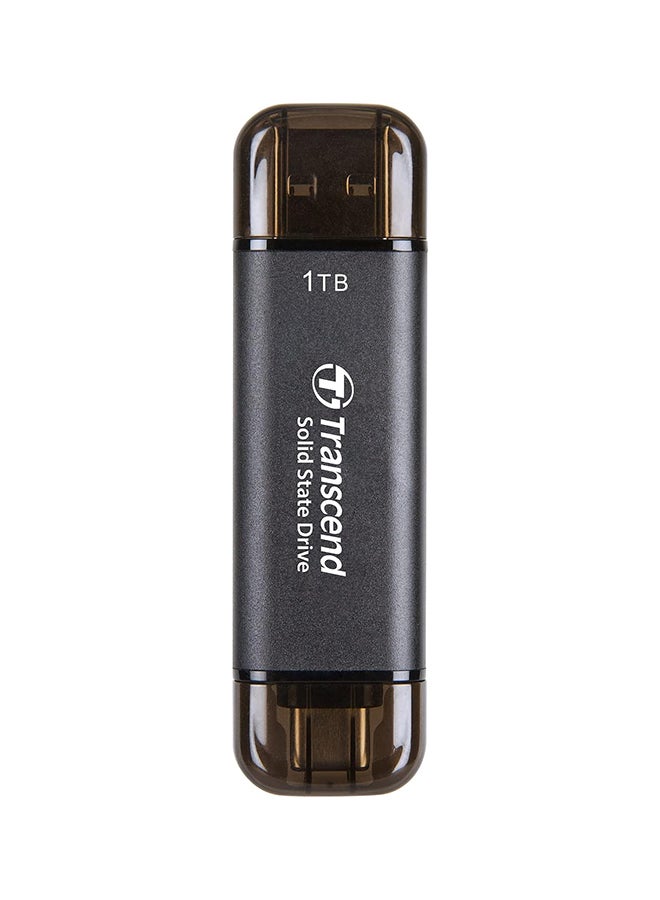 ترانسيند TS1TESD310C 1TB SSD محمول، ESD310C، USB 10Gbps مع Type-C و Type-A - Image 1