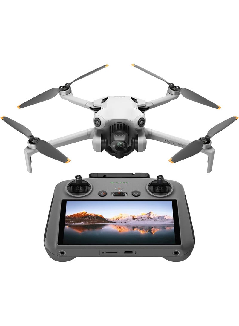 dji - Mini 4 Pro (RC 2) Folding Mini-Drone 4K HDR Video Camera Under 0.549 lbs/249g MOIAT Certified - UAE Version - Image 1