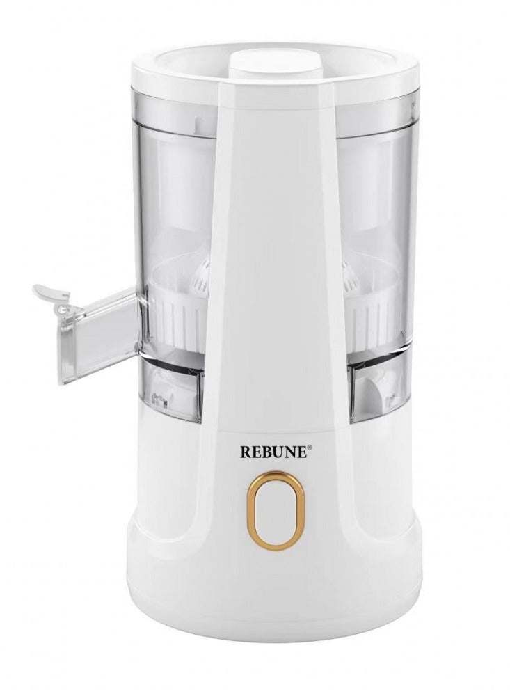 REBUNE - Electric Citrus Juicer with Unique Design Hands-Free Multifunctional Fruit Use with One Power Button, Easy Press for Orange and Lemon Squeeze 150 W RE-2-135 white - Image 1