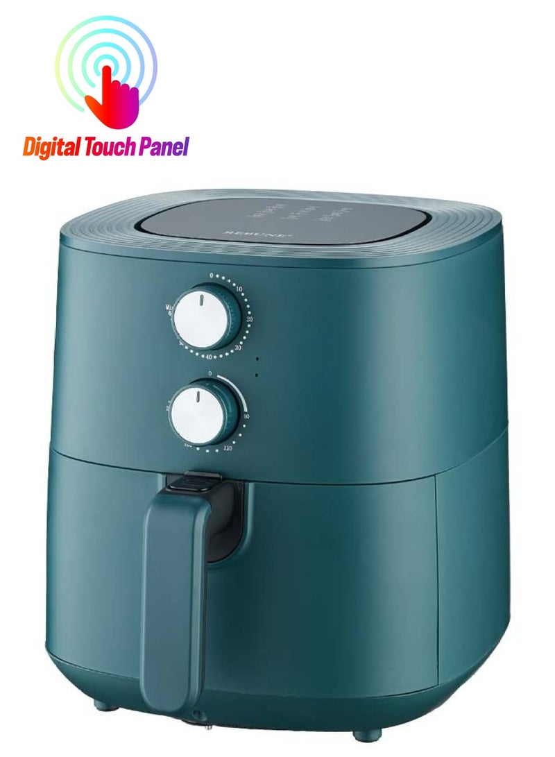 ريبون مقلاة هوائية 5 لتر 1350 وات RE-11-027 لون أخضر - Image 1