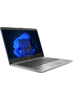 HP 240 G9 (Upgraded Version) Laptop With 14-Inch FHD Display, Core i5-1235U Processor/16GB RAM/1TB SSD/Intel Iris Xe Graphics/Windows 11 Free (Upgraded Version) Laptop Bag + Wireless Mouse + Bluetooth Headphone English/Arabic Silver  - Image 3