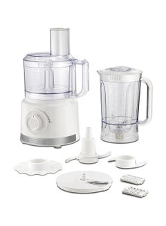 BLACK+DECKER Black and Decker Multifunction Food Processor 2 L 750 W FX760-B5 White  - Image 1