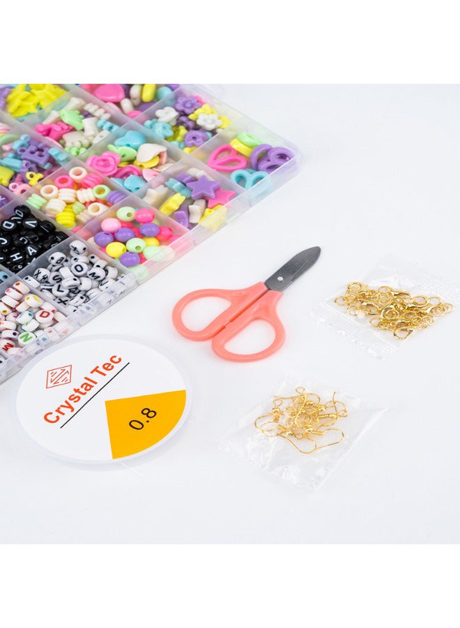 FAMILY CENTER English Beads With 2 Thread Rolls And Scissors 18-33-5470  - Image 2