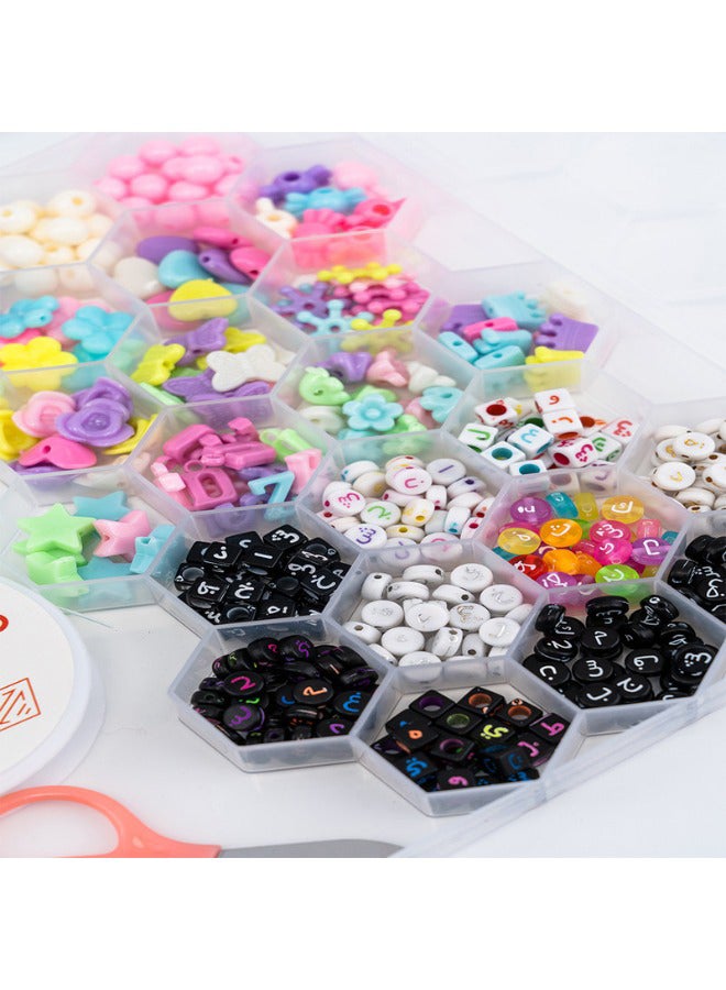 FAMILY CENTER Arabic Beads With 2 Thread Rolls And Scissors 18-33-5481  - Image 4