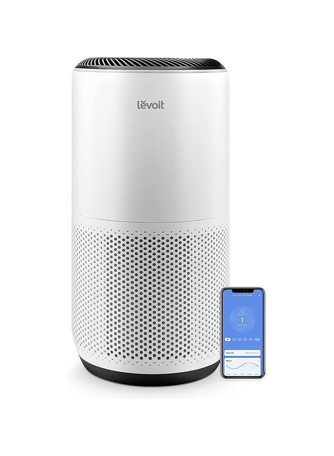 LEVOIT LEVOIT Core 400S Smart WiFi Air Purifier Effective Range 92 m² PM2.5 Laser Dust Sensor Air Quality Core-400S White 