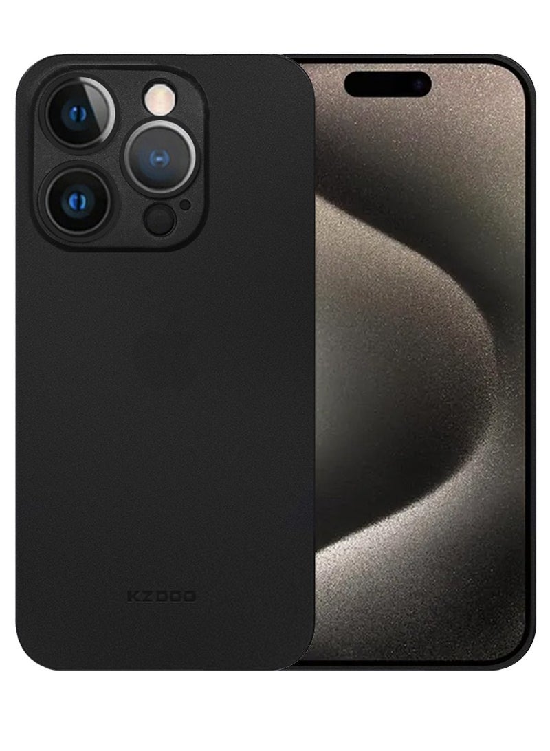 MARGOUN - iPhone 15 Pro Max Air Skin Series Back Sturdy Durable Thin Drop Protection Case Cover Black - Image 1