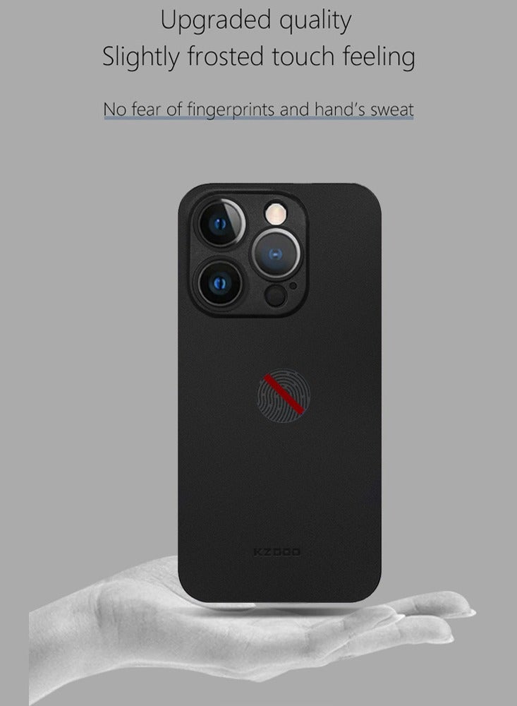 MARGOUN - iPhone 15 Pro Max Air Skin Series Back Sturdy Durable Thin Drop Protection Case Cover Black - Image 1