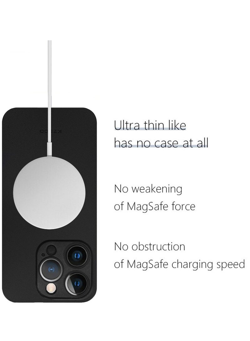 MARGOUN - iPhone 15 Pro Max Air Skin Series Back Sturdy Durable Thin Drop Protection Case Cover Black - Image 1