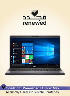 Renewed - Latitude 5500 (2019) Notebook Laptop With 15.6-Inch Display,Intel Core i5 Processor/8th Gen/8GB RAM/512GB SSD/‎Intel UHD Graphics 620 Black