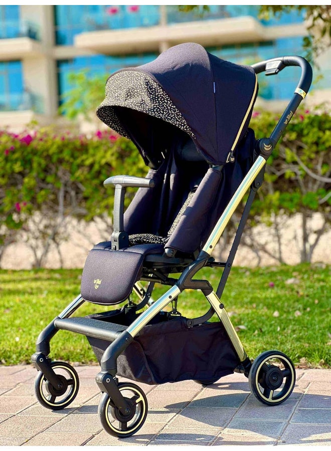 Jikel - Life Stroller Rotating 360 Seat Reversible, Compact, Large Shopping Basket, Adjustable Footrest - Image 1