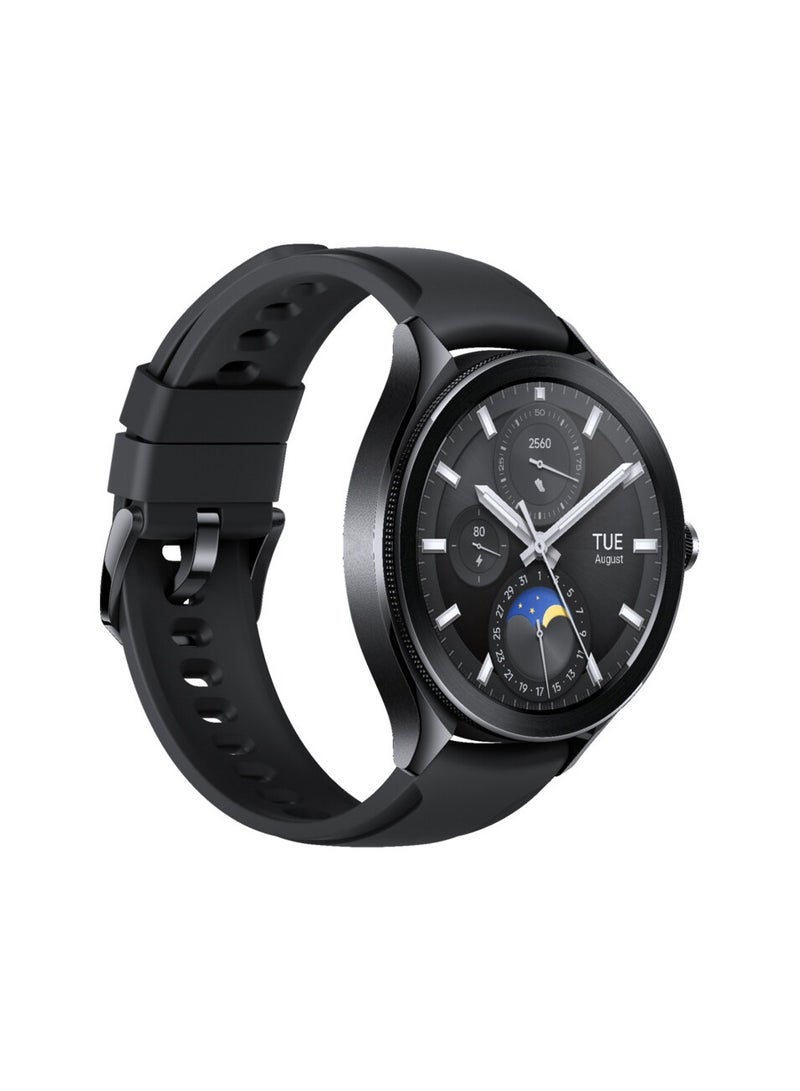 Xiaomi - Watch 2 Pro Leather Strap | Qualcomm Snapdragon W5+ Gen 1 |1.43”AMOLED with Always-on-Display | Advance Health & Workout Tracking Black - Image 1