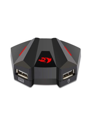 محول لوحة مفاتيح وماوس GA250 Vulcan، محول وحدة تحكم الألعاب متوافق مع نينتندو سويتش، PS3/4، Xbox One، يدعم اتصال لاسلكي 2.4 جيجا هرتز - pnsku/N70002235V/45/_/1695298171/3aace949-2c70-47cf-91a7-ed700e95265b