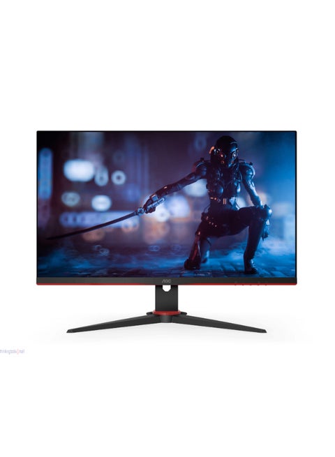 24G2SPE Gaming Monitor With 23.8-inch Full HD (1920x1080) IPS Display,165Hz Refresh Rate, 1ms Response Time, HDR Mode Adjustable Stand, G-Sync Technology, Gaming Console Support Black/Red