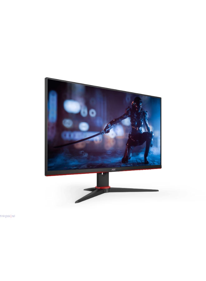 AOC - 27G2SPE Gaming Monitor With 27-inch Full HD (1920x1080) IPS Display, 165Hz Refresh Rate, 1ms Response Time, HDR Mode Adjustable Stand, G-Sync Technology,  Gaming Console Support Black/Red - Image 1