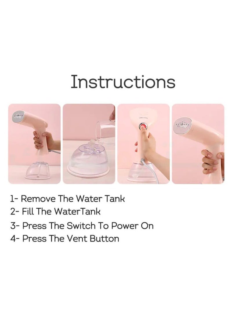 جي في سي برو كاويه بخارية 380 ml 1640 W GVC277 الوردي الذهبي  - Image 4