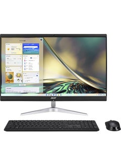 Acer Aspire C24 All-in-One Desktop With 23.8-Inch Display, Core i5-1240P Processor/8GB RAM/512GB SSD/Intel UHD Graphics/Windows 11 Home English/Arabic Black  - Image 1