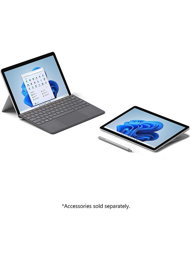 Microsoft - Surface Go 3 Laptop With 10.5-Inch Display Pentium Gold 6500Y CPU/8GB RAM/128GB SSD/Intel UHD Graphics/Windows 11 Home English Platinum - Image 1