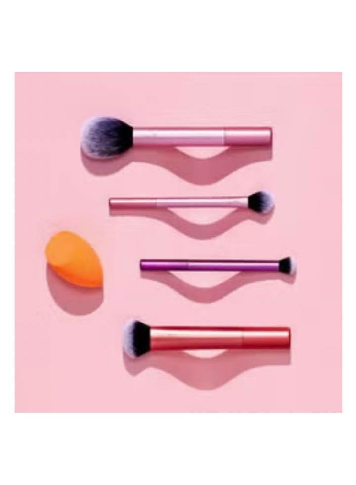 REAL TECHNIQUES Everyday Essentials Multi Use Brush Set Multicolour  - Image 3