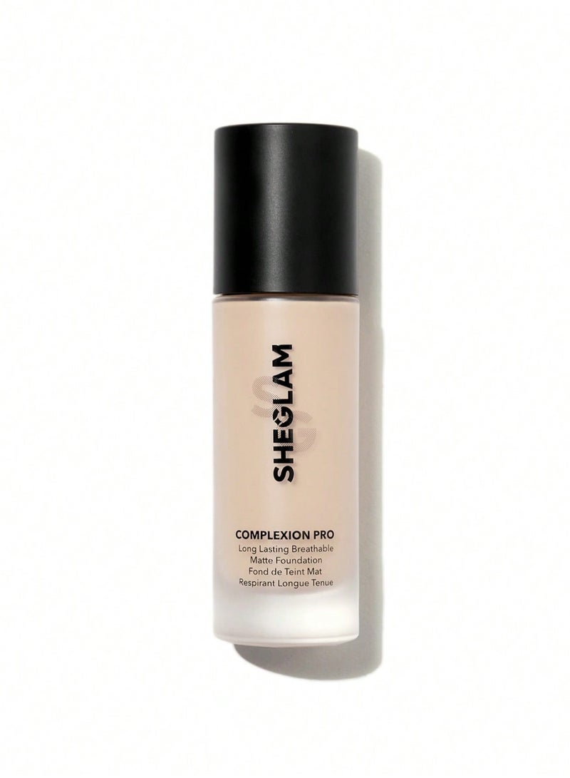 SHEGLAM - Complexion Pro Breathable Matte Foundation Porcelain - Image 1