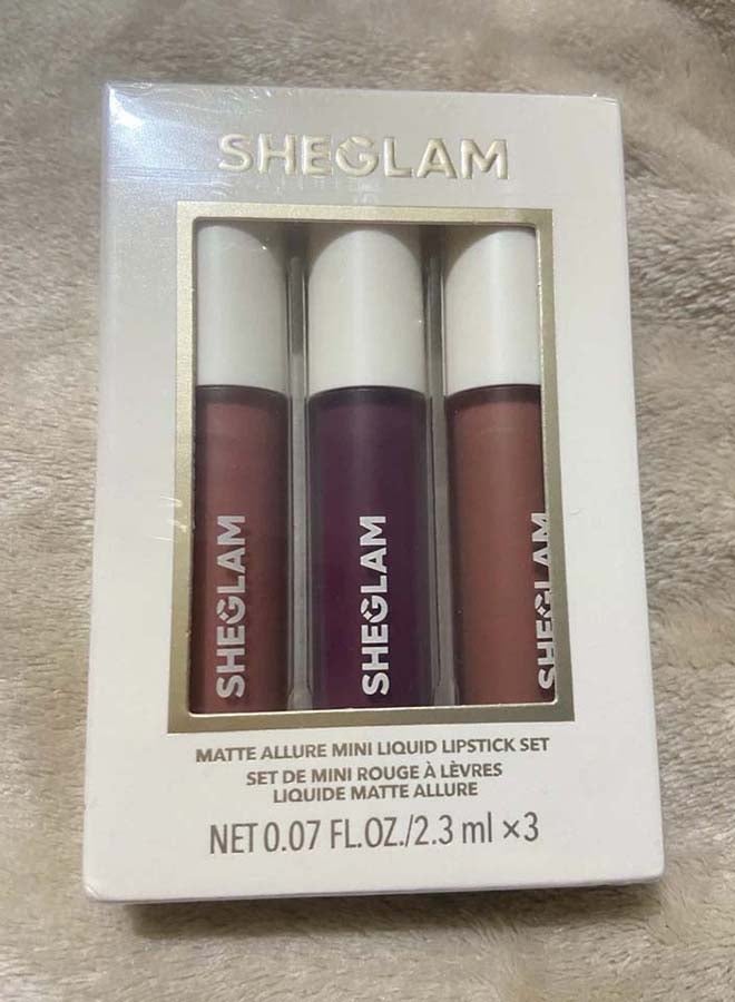 Matte Allure Mini Liquid Lipstick Set Sweet Thing