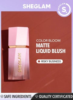 Color Bloom Liquid Blush Matte 5.2ml Risky Business - pnsku/N70002632V/45/_/1695302221/b70996b4-0027-443b-87ca-4a764aab6245