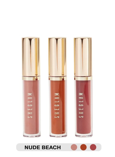 Mini Liquid Lipstick Set 6.9ml Nude Beach