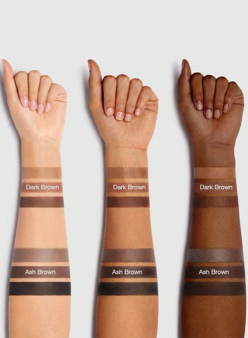 SHEGLAM Expert Eyebrow Palette 101 Makeup With Small Brush Dark Brown  - Image 4