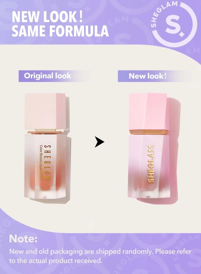 SHEGLAM Color Liquid Blush 5.2ml Birthday Suit  - Image 5