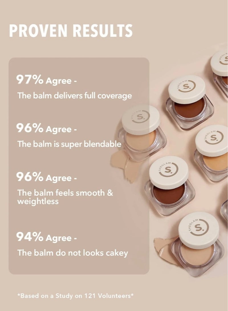 SHEGLAM Full Coverage Foundation Balm Nude - Image 4