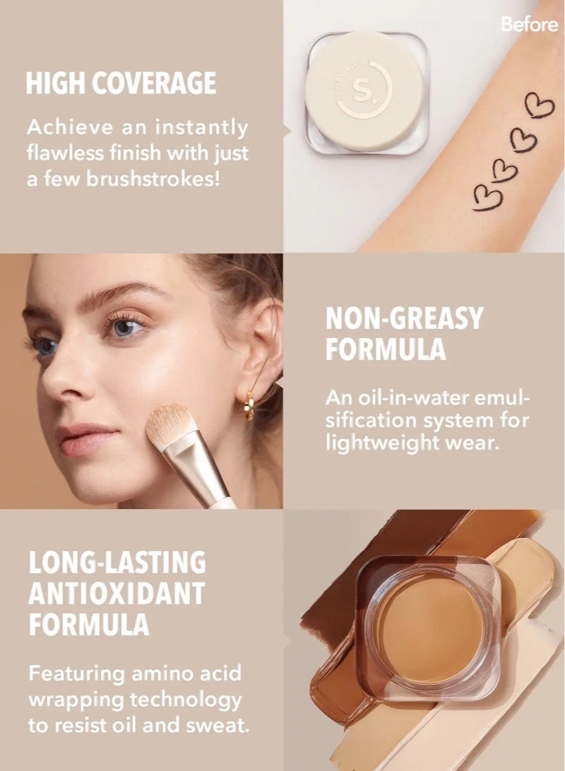 SHEGLAM Full Coverage Foundation Balm Nude - Image 2