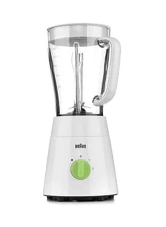 براون - خلاط 2 في 1، سرعتين، وظيفة النبض، نظام 4 شفرات 1.75 L 500 W JB0115WH - Image 1