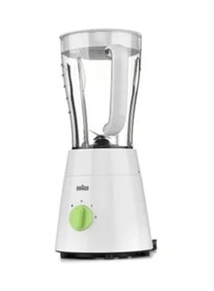 BRAUN Blender 2 in 1, 2 Speeds, Pulse Function, 4 Blades System, 1.75 L 500 W JB0115WH White/Green  - Image 3